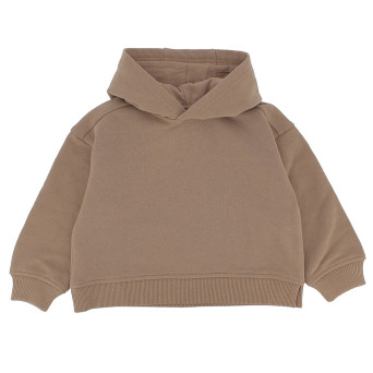 Felpa con cappuccio da bambino, terra