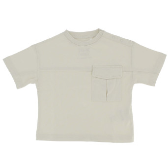 T-shirt in jersey da bambino, bianco