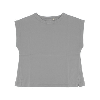 T-shirt in jersey da bambino, grigio