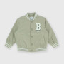 Bomber in nylon da bambino, marrone