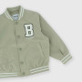 Bomber in nylon da bambino, marrone