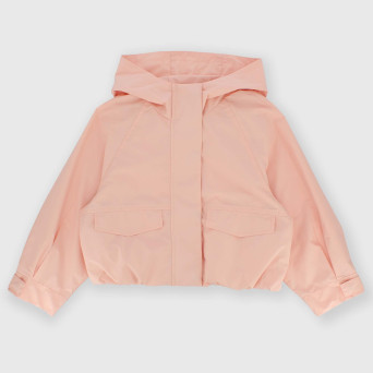 Giubbino in nylon da bambina, rosa