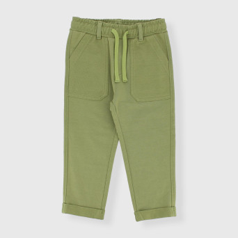 Pantalone in felpa da bambino, verde