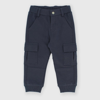Pantalone in felpa da bambino, blu