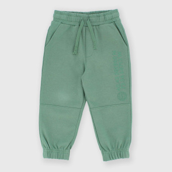 Pantalone in Jersey pesante da bambino, verde