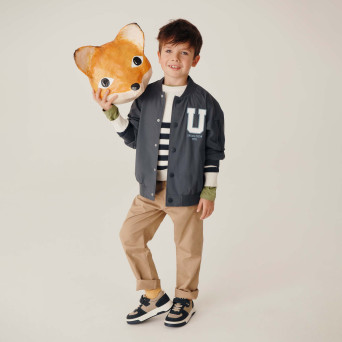 Pantalons en gabardine pour garçon, beige