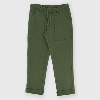 Pantalone in felpa da bambino, verde