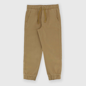 Pantalone in gabardina da bambino, beige