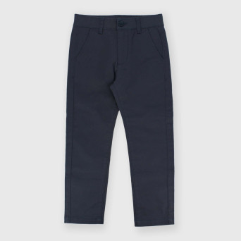 Pantalone in gabardina da bambino, blu