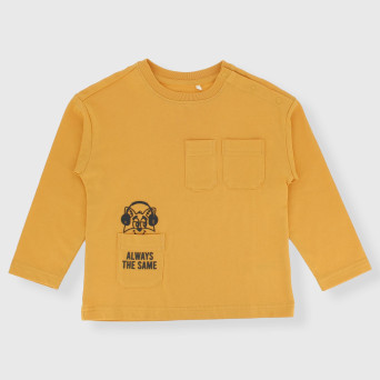 Langarm Jersey T-shirt für Jungen, orange