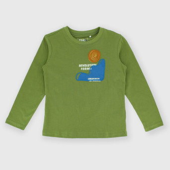 Langarm Jersey T-shirt für Jungen, grün