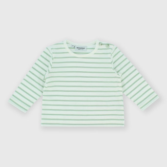 Langarm Jersey T-shirt für Neugeborene, grün