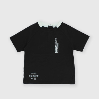 T-shirt in Jersey da bambino, grigio