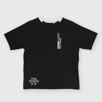 T-shirt in Jersey da bambino, grigio