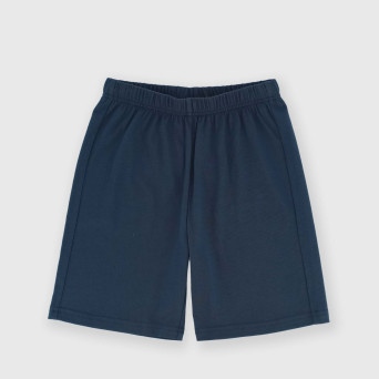 Bermuda in Jersey da bambino, blu