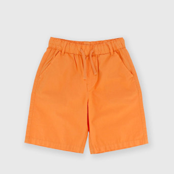 Bermuda in popeline da bambino, arancio