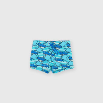 Boxer mare da bambino, blu