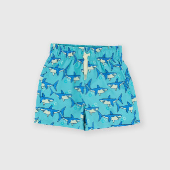 Pantaloncino mare da bambino, blu