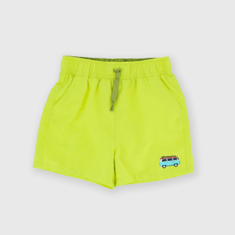 Pantaloncino mare da bambino, giallo
