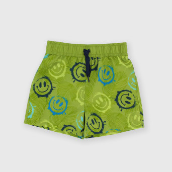 Pantaloncino mare da bambino, verde