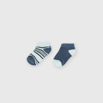 Confezione da due paia di pedulini da bambino, grigio