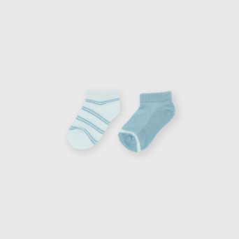 Confezione da due paia di pedulini da bambino, blu