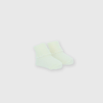 Chaussettes courtes nouveau-née, blanc