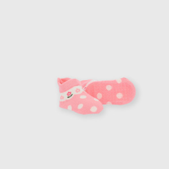 Calzini antiscivolo da neonata, rosa