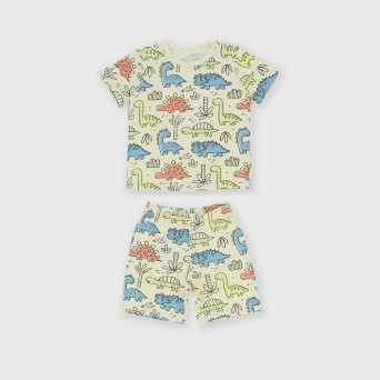 Pigiama in Jersey da bambino, beige