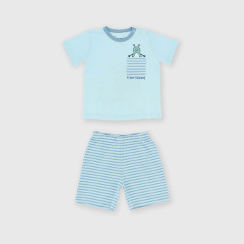 Pigiama in Jersey da bambino, blu