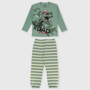 Pigiama in Jersey da bambino, verde