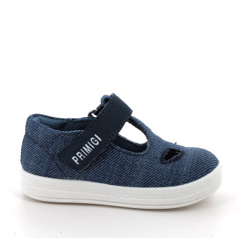 Chaussure pour garçon bleu avec velcro