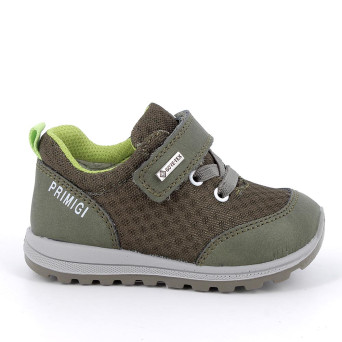 Gore-tex sneakers for boys green with velcro