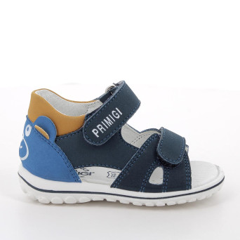 Sandali da bambino blu con strap