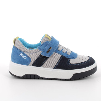 JUNGE GORE-TEX SNEAKER GRAU UND BLAU MIT VELCRO