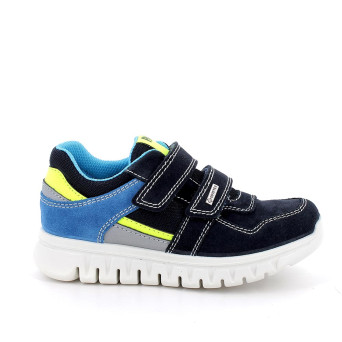 JUNGE GORE-TEX SNEAKER BLAU MIT VELCRO