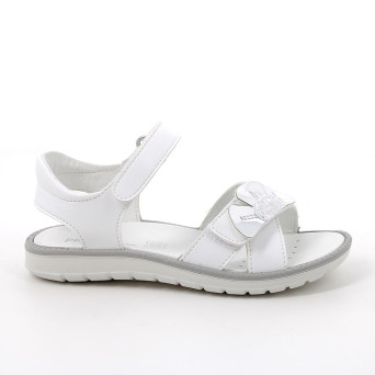 Sandalia para niña blanco con velcro
