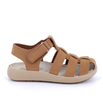 Sandali da bambino marrone con strap