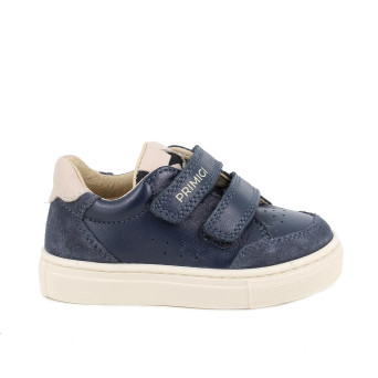 JUNGE SNEAKER BLAU MIT VELCRO