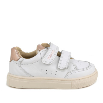 MÄDCHEN SNEAKER WEISS MIT VELCRO
