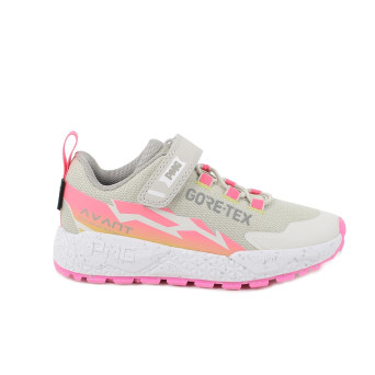 Sneaker gore-tex pour fille gris avec velcro