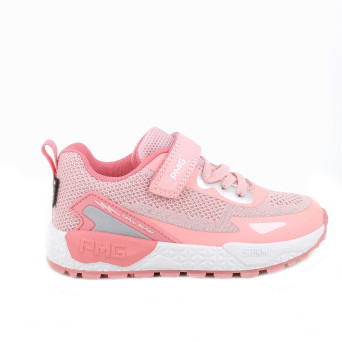 Sneaker gore-tex pour fille rose avec velcro