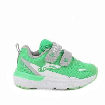 JUNGE SNEAKER GRUEN MIT VELCRO
