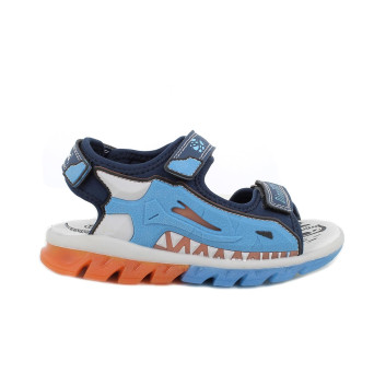 Sandale pour garçon bleu avec velcro